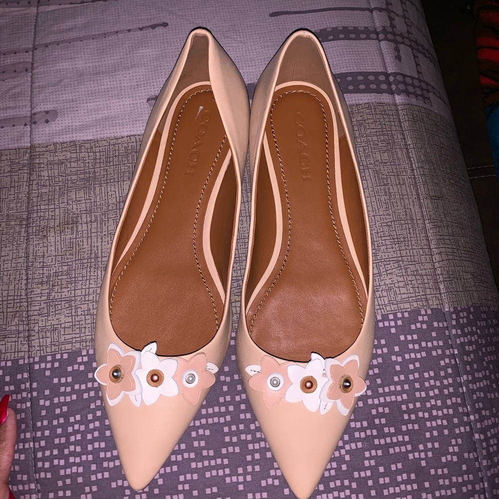 Coach Flat Floral applique